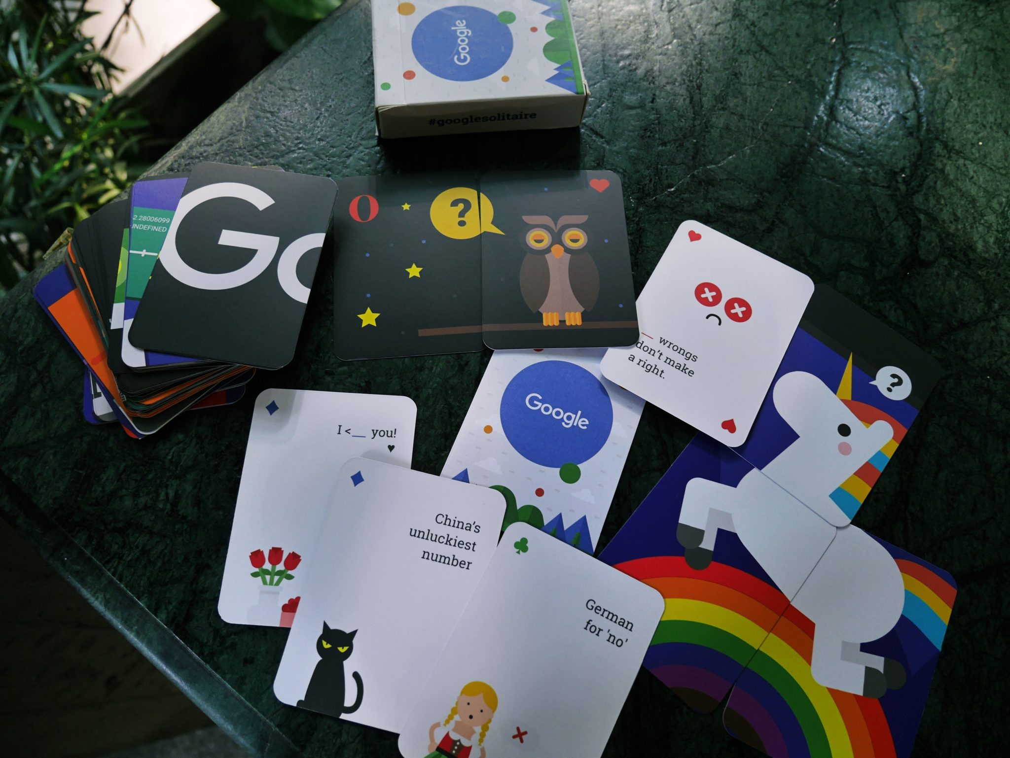 Google Solitaire Card all