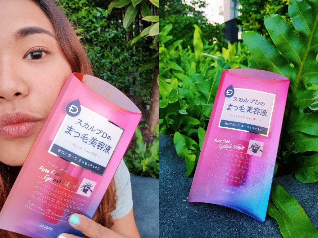 รีวิว เซรั่มขนตา บำรุงขนตา ต่อขนตา ก็ใช้ได้ เพิ่มขนตา แข็งแรง ANGFA SCALP D BEAUTE Pure Free Eyelash Serum