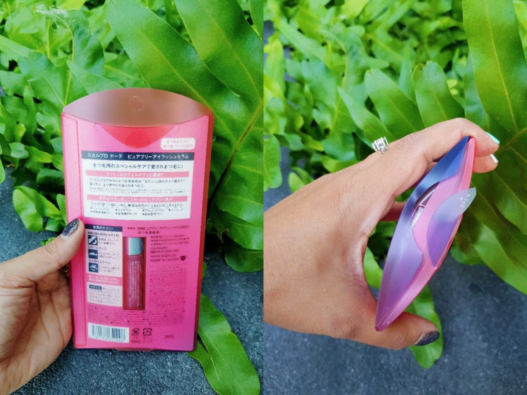 รีวิว เซรั่มขนตา บำรุงขนตา ต่อขนตา ก็ใช้ได้ เพิ่มขนตา แข็งแรง ANGFA SCALP D BEAUTE Pure Free Eyelash Serum